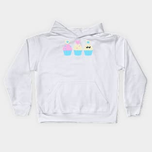 Kawaii cupcakes Kids Hoodie